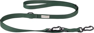 Smycz regulowana dla psów Amiplay Midnight 6 w 1 L / XL 125 - 250 cm Zieleń (5907563317512)