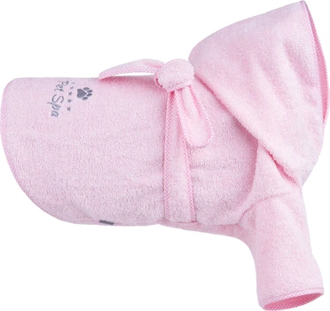 Szlafrok kąpielowy dla psów Amiplay Spa 35 cm Różowy (5907563273382)