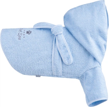 Szlafrok kąpielowy dla psów Amiplay Spa 50 cm Niebieski (5907563273467)