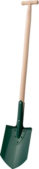 Лопата металева Kadax 19 x 117 см Зелена (K1628)