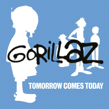 Вінілова платівка Gorillaz – Tomorrow Comes Today (White & Blue Vinyl) 1LP (5021732717696)