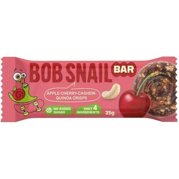 Батончик Bob Snail яблуко-вишня-кеш'ю-кріспи-кіноа 35г