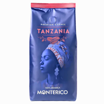 Кофе в зёрнах Monterico Tanzania 100% Arabica Premium Coffee, 1 кг