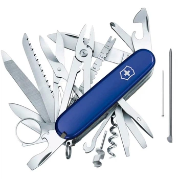 Ніж складаний, мультитул Victorinox Swisschamp (91мм, 33 функції), синій 1.6795.2