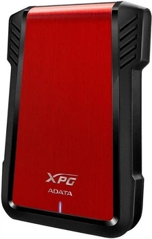 Зовнішня кишеня для диску A-DATA EX500 2.5" Red (AEX500U3-CRD)