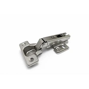 Петля Muller накладна з пружиною з посиленою лапкою 110° Slide-on D=35мм без доводчика Нікель (MP0026)