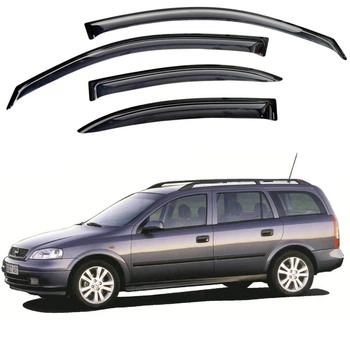Дефлектори вікон для Opel Astra G 1998-2012 Універсал на скотчі (Acrylic) AMO11698