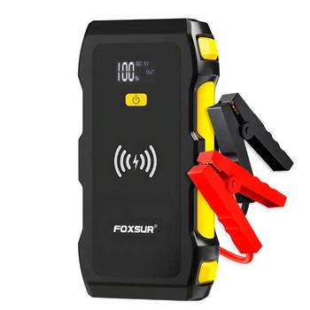 Багатофункціональний блок аварійного запуску автомобіля Foxsur FJS-800 Jump starter, бустер