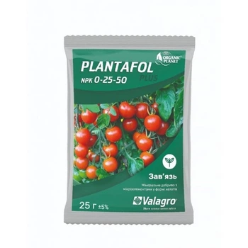 Plantafol (Плантафол) Зав'язь 25 г мінеральне добриво NPK 0.25.50, Valagro
