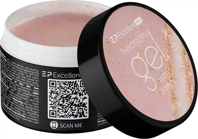 Гель для нарощування нігтів Excellent Pro Thixotropy With Effect Creame Brule 50 г (5903900445580)
