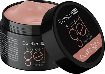Гель для нарощування нігтів Excellent Pro Builder With Thixotropy Cover Light 50 г (5903900430180)