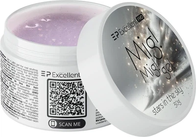 Гель для нарощування нігтів Excellent Pro Mig! Mig! Stars In The Sky 30 г (5903900443111)
