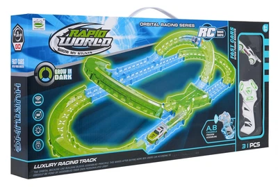 Автомобльний трек Rapid World Grow in Dark 31 елементів (5903864970111)