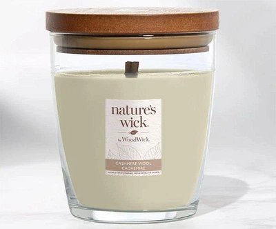 Ароматическая свеча с ароматом кашемира Woodwick Nature's Wick Cashmere Wool 284 г