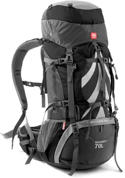 Трекінговий рюкзак Naturehike Black&Grey 70 л NH70B070-B (6927595709009)