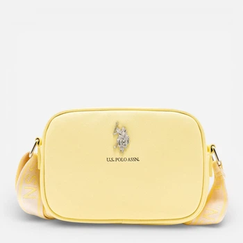 Сумка крос-боді через плече жіноча маленька U.S. Polo Assn 27A278-AA00A(BUTTERCUP YELLOW) Жовта