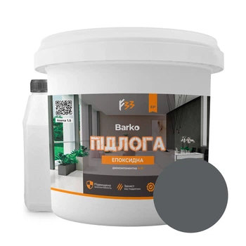 Эпоксидный наливной пол Barko 1 кг Графит (Barko/1graph)