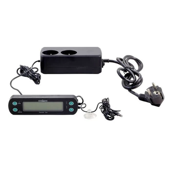 Термостат з таймером Repti-Zoo Controller 24х14х11 см Чорний (THC10)