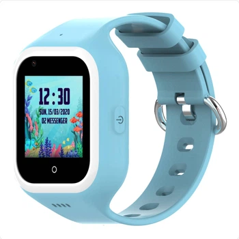 Дитячий розумний GPS годинник Wonlex KT21 Blue з відеодзвінком (SBWKT21BLUE)