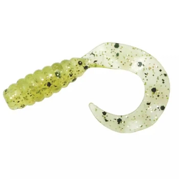 Силікон ZMAN Grubz 3.5" 6pc #Chartreuse Sparkle (2126102 / GRUBZ35-233PK6)