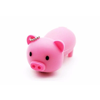 USB флешка Shandian Свинка розовая, 16GB