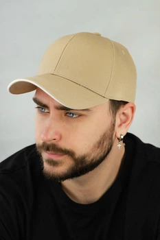 Чоловіча бейсболка, Braxton "Soft Ray" Бежевий 56-59 000035643