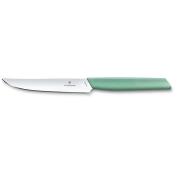 Кухонный нож для стейка Victorinox Swiss Modern Steak 12 см Мятный (6.9006.1241)