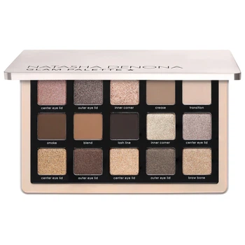 Палетка теней Natasha Denona Glam Eyeshadow Palette 15 оттенков 19.2 г