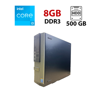 Компьютер Dell OptiPlex 3020 Tower / Intel Core i3-4160 (2 (4) ядра по 3.6 GHz) / 8 GB DDR3 / 500 GB HDD / Intel HD Graphics 4400 б/у