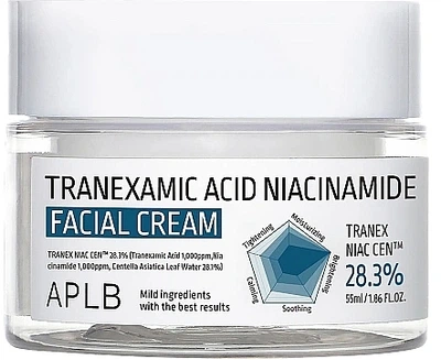 Krem do twarzy APLB Tranexamic Acid Niacinamide rozjaśniający 55 ml (8809874683904)