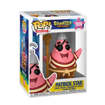 Ігрова фігурка Funko pop морська зірка Патрік пірат серії animation фанко поп губка боб