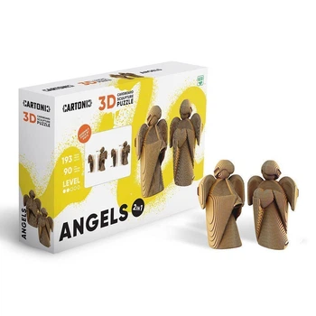 3D Пазл Картонный Cartonic Ангелы Angels 2 штуки 193 деталей