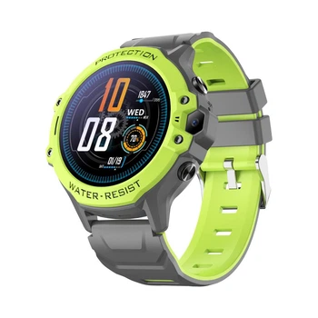 Детские смарт часы K55H с GPS, SIM-картой, камерой, видеозвонком и кнопкой SOS Green