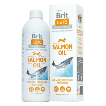 Масло лосося Brit Care Salmon Oil для собак 500 мл