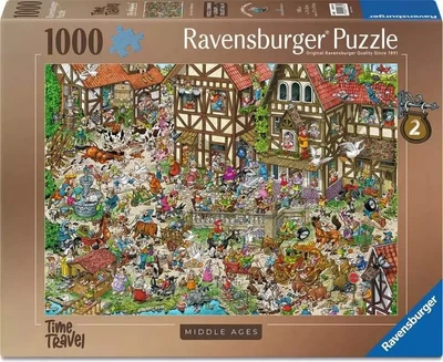 Пазл Ravensburger Time Travel 2 Middle Ages 1000 елементів (4005555016731)