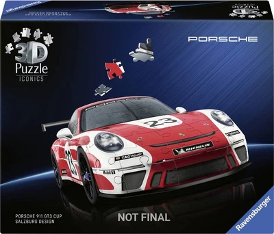 Пазл Ravensburger Iconics Porsche 911 Salzburg Edition 3D 154 елементи (4005555080381)