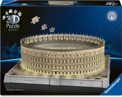 Пазл Ravensburger Iconics Colosseum Rome 3D 291 елемент (4005555080343)