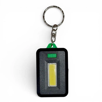 Ліхтарик - брелок кишеньковий COB-light на батарейках 3*ААА 3 режими 6.3 см