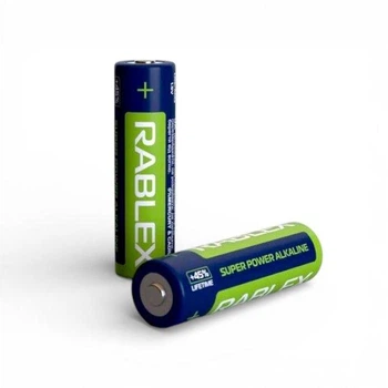 Батарейки RABLEX Super Power Alkaline Shrink LR6/AA лужні 1.5V пальчикові 2 шт