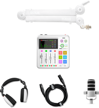 Набір для створення подкастів Rode Creator Bundle Solo Podcast Kit White (5906268910042)