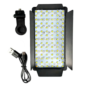 Портативный источник света MJ-39 RGB для телефона/монитора 3000–6500K (021849)