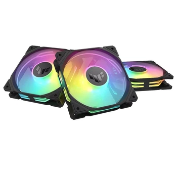 Вентилятор для корпусу 120 мм Asus TUF Gaming TR120 ARGB Triple Pack Black (90DA0090-B09020)
