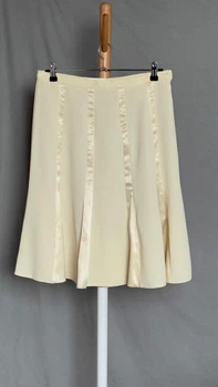 Спідниця Elite Moda Collection міді XL Бежевий (6411350)