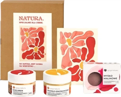 Zestaw kosmetyków do pielęgnacji Natura Mydło 100 g + Krem do rąk 50 ml + Mazidło do skóry suchej 50 ml (5903766418520)