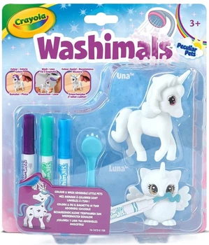 Творчий набір Crayola Washimals Єдиноріг Луна та сова Уна 921377 (071662074739)