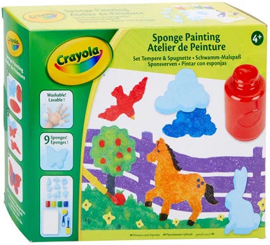 Набір для малювання губками Crayola Sponge Painting 256273 (071662105723)