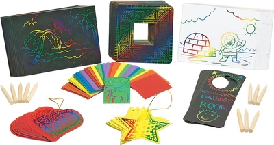 Креативний набір Colorations Scratch Art 166 шт 6040118 (5710903614277)