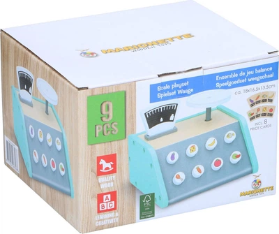 Ігровий набір Marionette ваги з дерев'яними картками 1999639 (8711252267968)