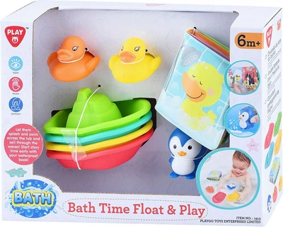 Zestaw do kąpieli PlayGo Bath Time Float and Play 8 elementów 8150465 (4892401019134)