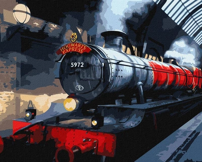 Картина по номерам Harry Potter Хогвартский экспресс 40х50см KHO5210
